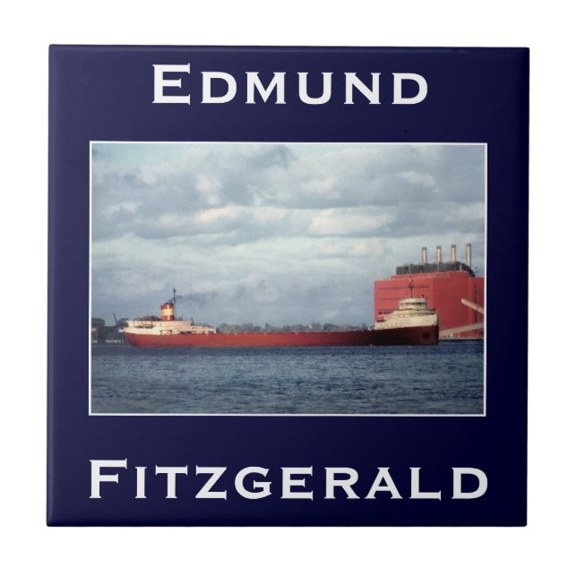 The Edmund Fitzgerald Tile (Front)