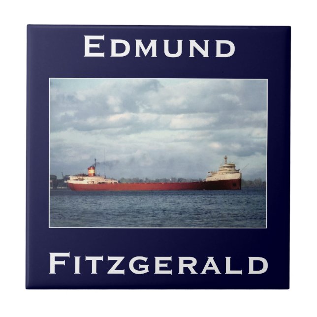 The Edmund Fitzgerald Tile (Front)