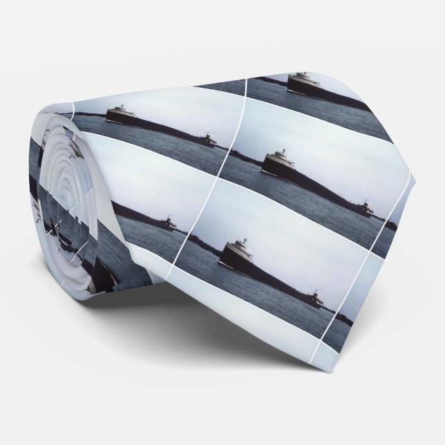 The Edmund Fitzgerald Vintage Tie (Rolled)