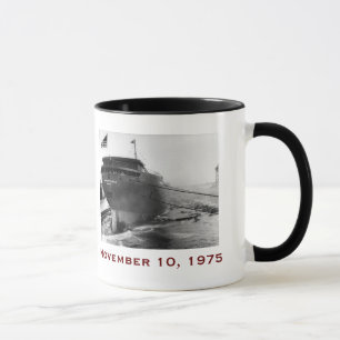 The Edmund Fitzgerald with Crew Names Mug