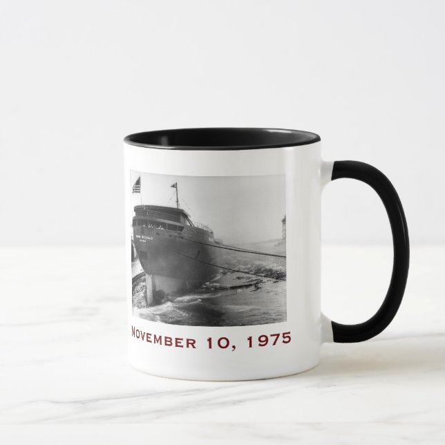 The Edmund Fitzgerald with Crew Names Mug (Right)