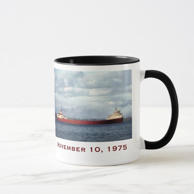 The Edmund Fitzgerald with Crew Names Mug (Right)