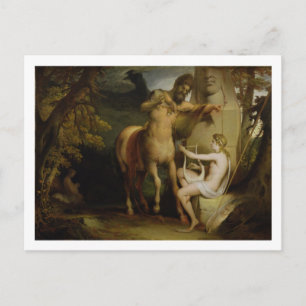 The Education of Achilles, c.1772 (oil on canvas) Postcard