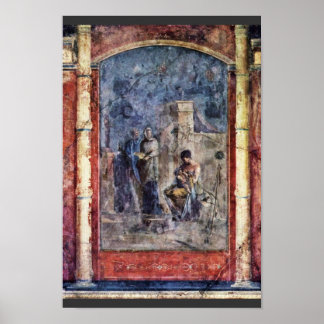 The Education Of Dionysus By Römischer Meister Poster