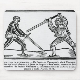 The Education of Pantagruel, illustration Mouse Mat