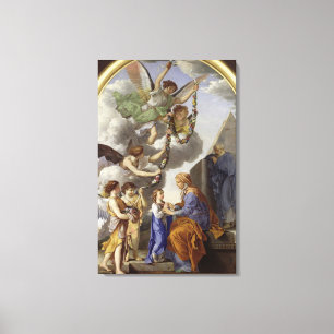The Education of the Virgin Canvas Print