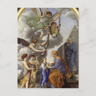 The Education of the Virgin Postcard