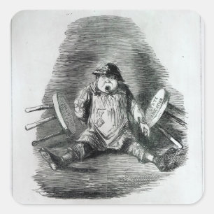 The Educational Question' Square Sticker