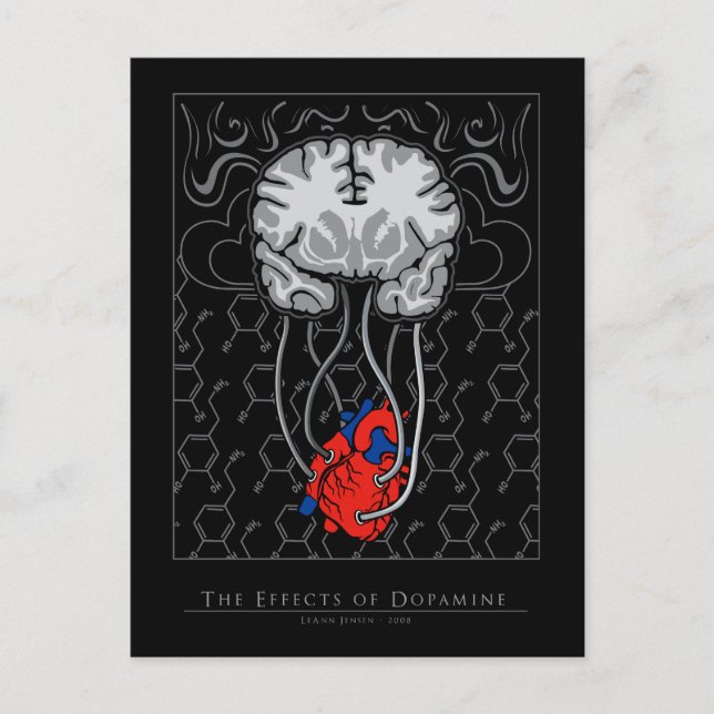 The Effects of Dopamine - Postcard (Front)