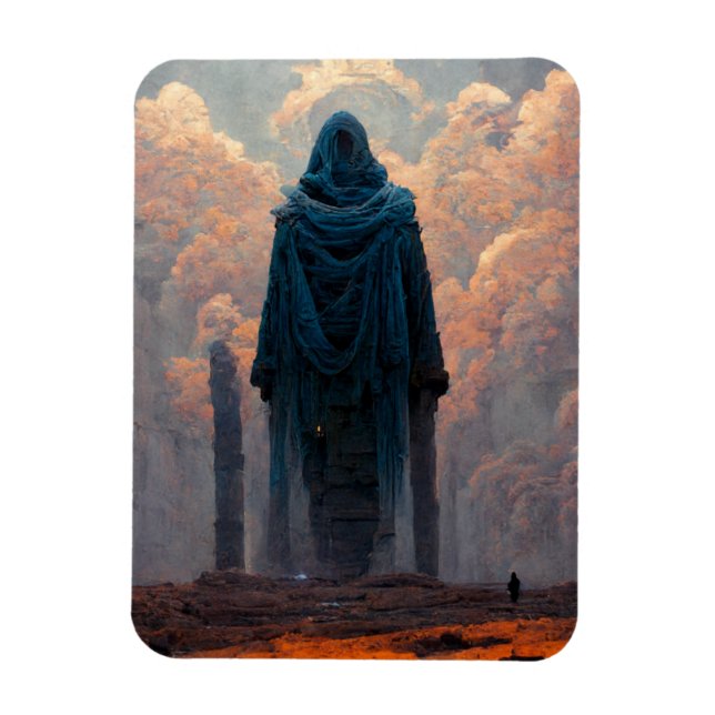 The Effigy Fantasy Sci-Fi Art Magnet (Vertical)