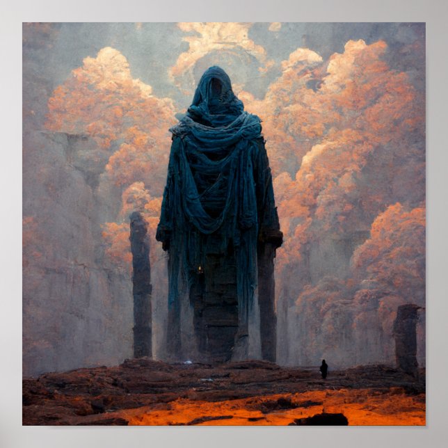 The Effigy Fantasy Sci-Fi Art Poster (Front)