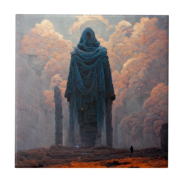 The Effigy Fantasy Sci-Fi Art Tile (Front)