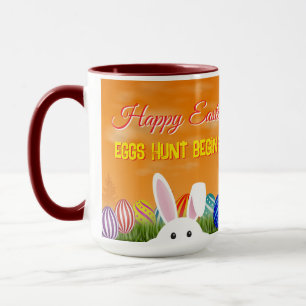 The egg hunt begins mug