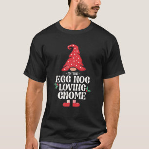 The Egg Nog Loving Gnome Family Matching Group T-Shirt