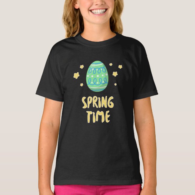 The Egg says it’s Spring Time T-Shirt (Front)