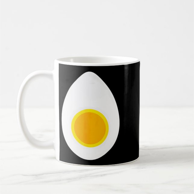 The Egg Teacher Deviled Egg Halloween Coffee Mug (Left)