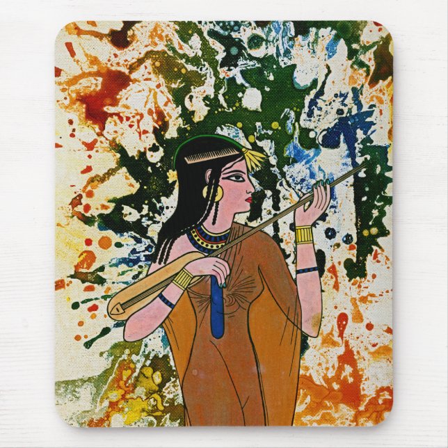 The Egyptian Enchantress by Michael Moffa Mouse Mat (Front)