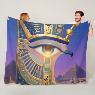 The Egyptian Eye´2 Fleece Blanket