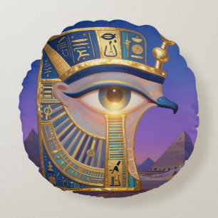 The Egyptian Eye´2 Round Cushion