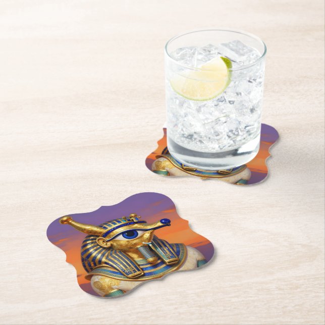 The Egyptian Eye´5 Paper Coaster (Insitu)