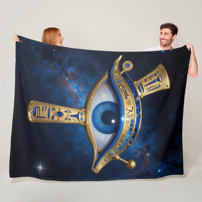 The Egyptian Eye´7 Fleece Blanket (In Situ)