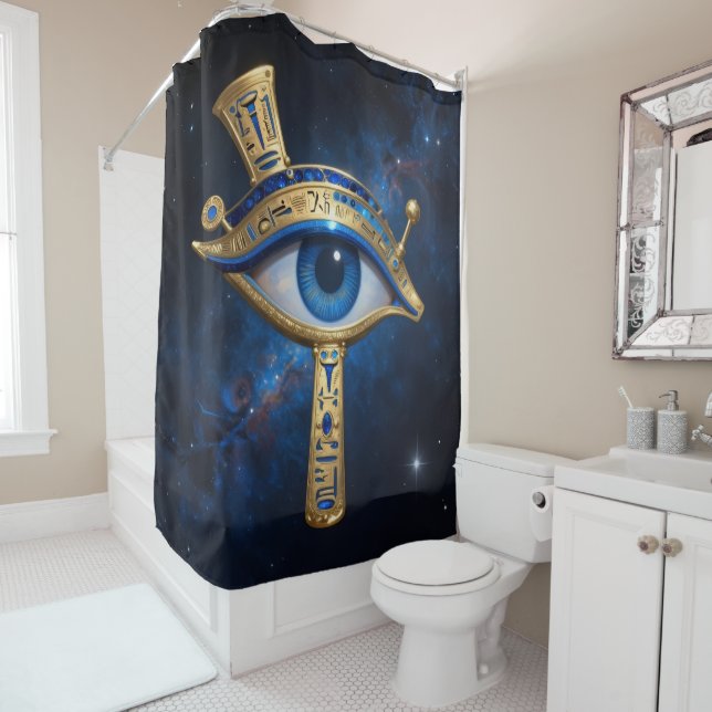 The Egyptian Eye´7 Shower Curtain (In Situ)