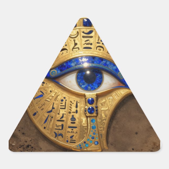 The Egyptian Eye´7 Triangle Sticker (Front)
