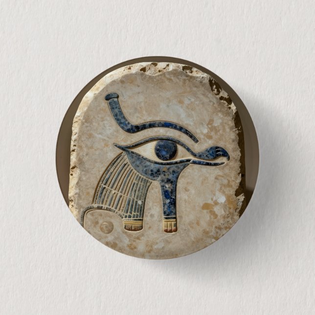 The Egyptian Eye´8 3 Cm Round Badge (Front)