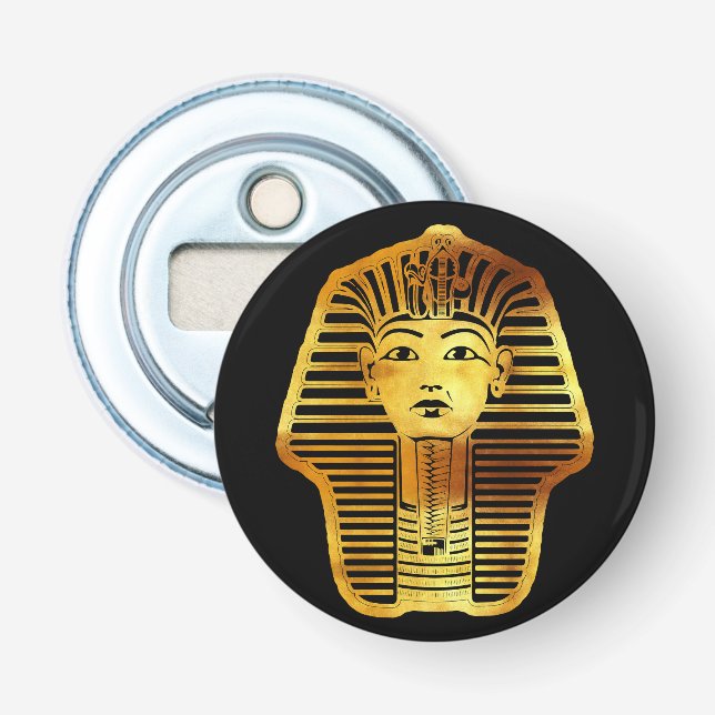 The Egyptian Golden Tutankhamun Mask Bottle Opener (Front)