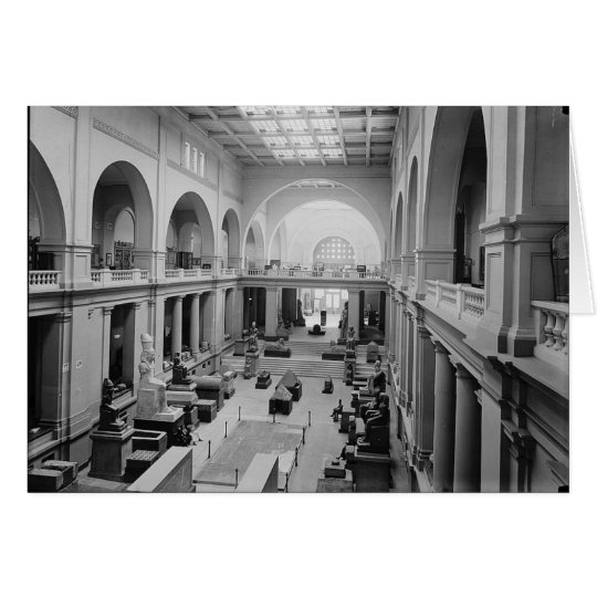 The Egyptian Museum (Interior) circa 1934 Card