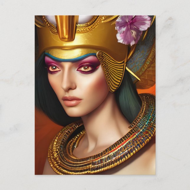 The Egyptian Queen Fantasy Art  Postcard (Front)