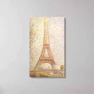 The Eiffel Tower by Georges Seurat Canvas Print