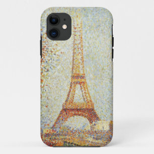 The Eiffel Tower by Georges Seurat iPhone 11 Case