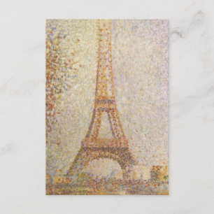 The Eiffel Tower by Georges Seurat Invitation