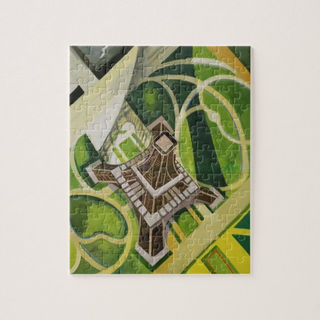 The Eiffel Tower (by Robert Delaunay) Jigsaw Puzzle (Vertical)