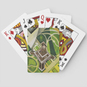 The Eiffel Tower (by Robert Delaunay) Playing Cards