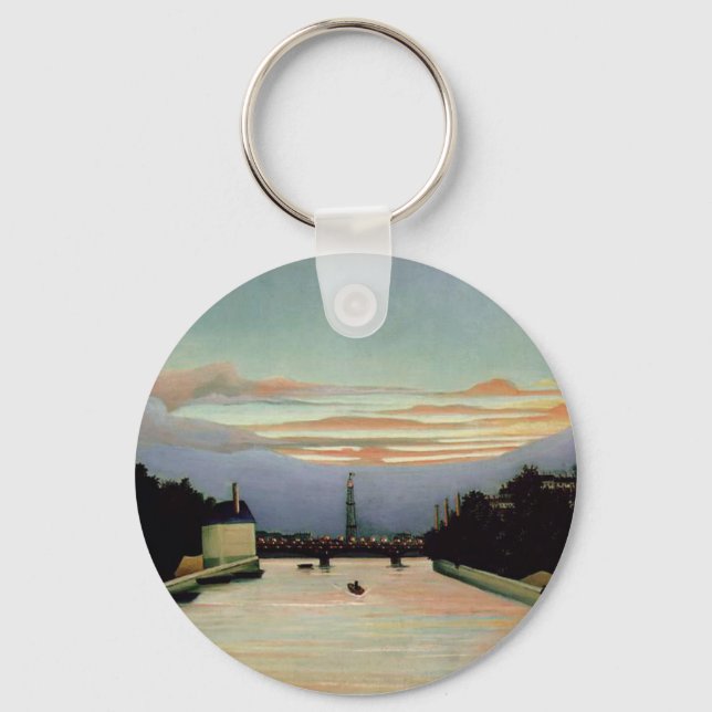 The Eiffel Tower Henri Rousseau 1898 Key Ring (Front)