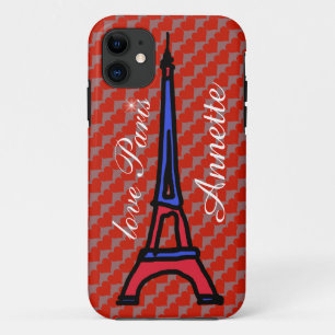 The Eiffel Tower. love Paris iPhone 11 Case