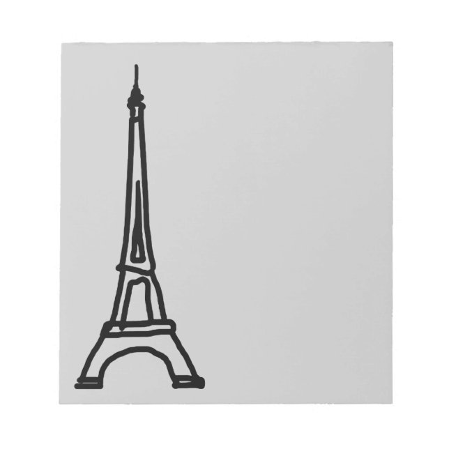 The Eiffel Tower Notepad (Front)