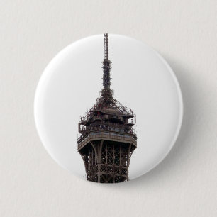 The Eiffel Tower Paris France 6 Cm Round Badge