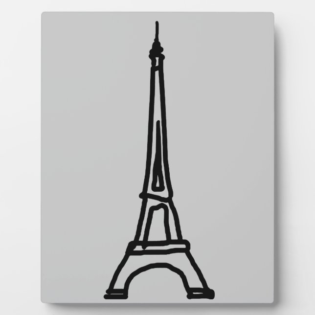 The Eiffel Tower Plaque (Front)