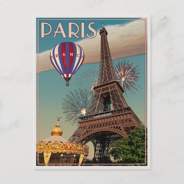 The Eiffel Tower Postcard (Front)