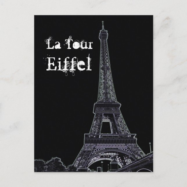 The Eiffel Tower Postcard (Front)