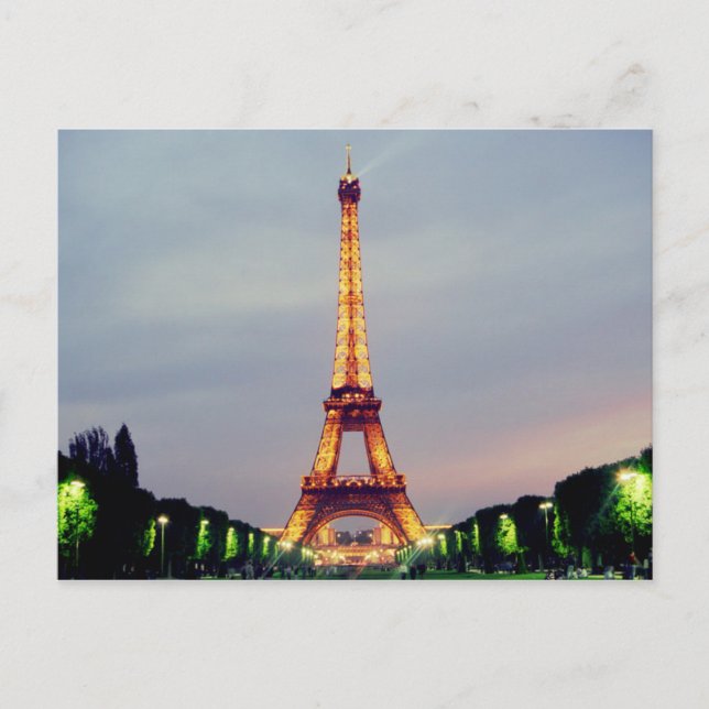 The Eiffel Tower Postcard (Front)