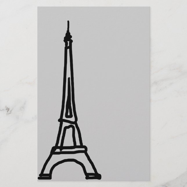 The Eiffel Tower Stationery (Front)