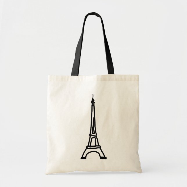The Eiffel Tower Tote Bag (Front)