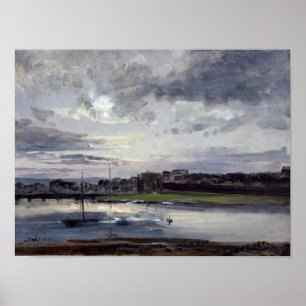 The Elbe and the New Town, Dresden Poster