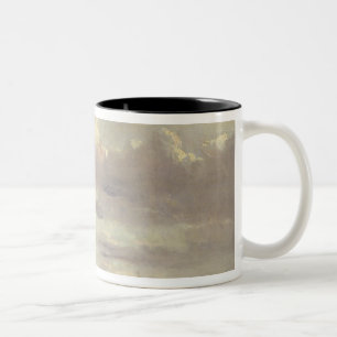 The Elbe at Blankenesee Two-Tone Coffee Mug
