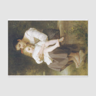 The Elder Sister (by William Bouguereau) Tissue Paper
