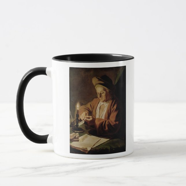 The Elderly Writer Mug (Left)